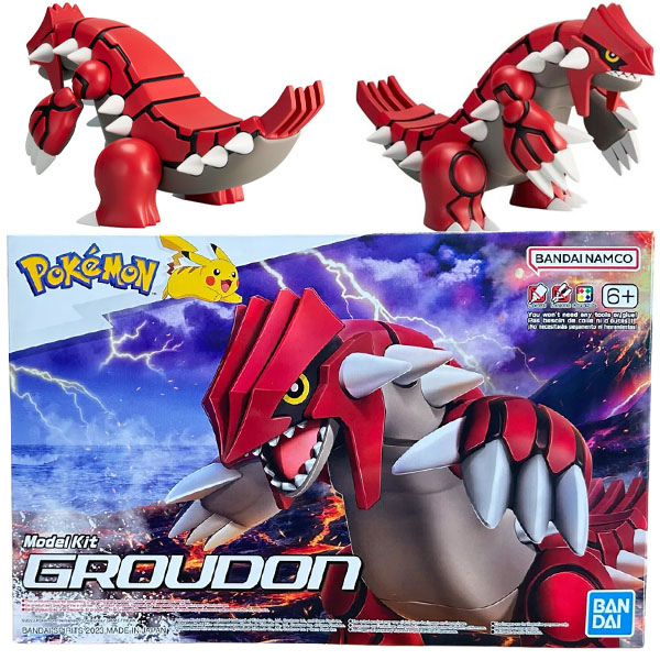 Bandai Pokemon 54 Groudon Quick Plastic Model Kit